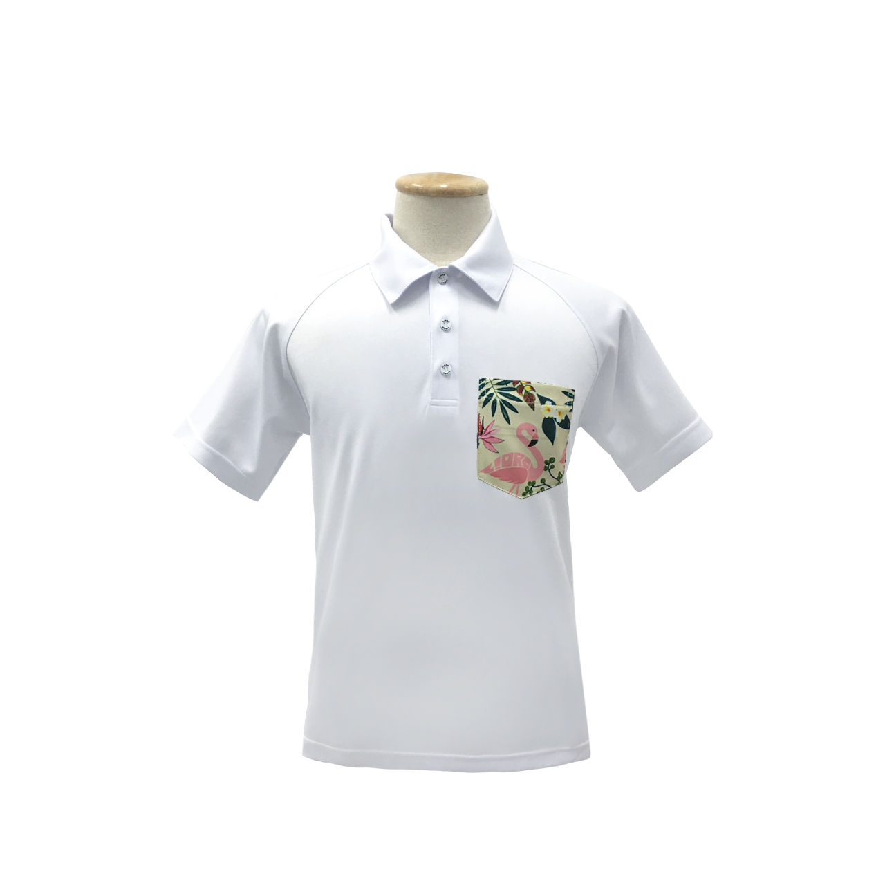 FLAMINGO  : MEN'S POLO SHIRT WITH  POCKETS