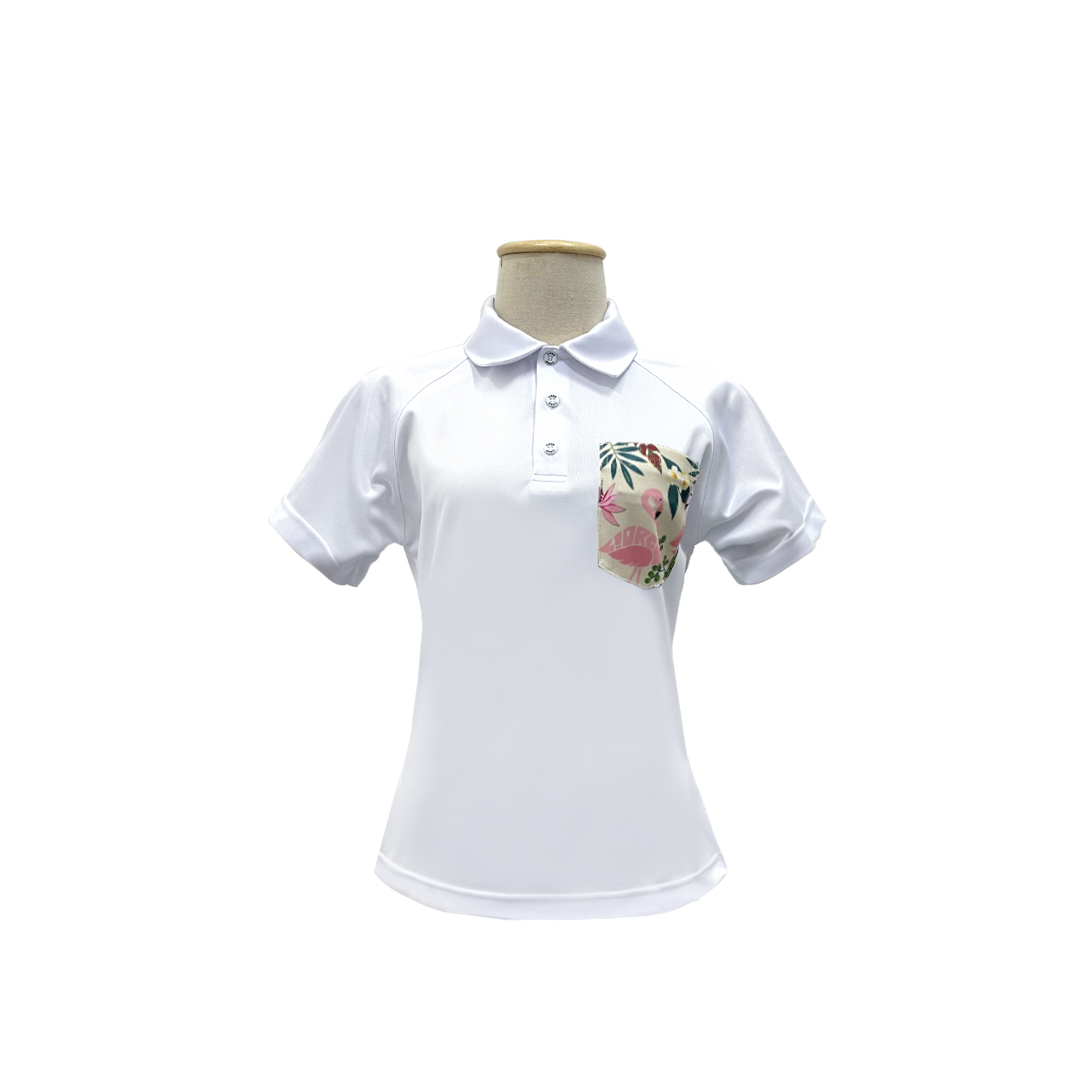 FLAMINGO : WOMEN'S POLO SHIRT WITH  POCKETS