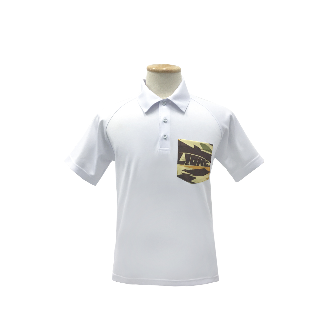 CAMO YELLOW  : MEN'S POLO SHIRT WITH  POCKETS